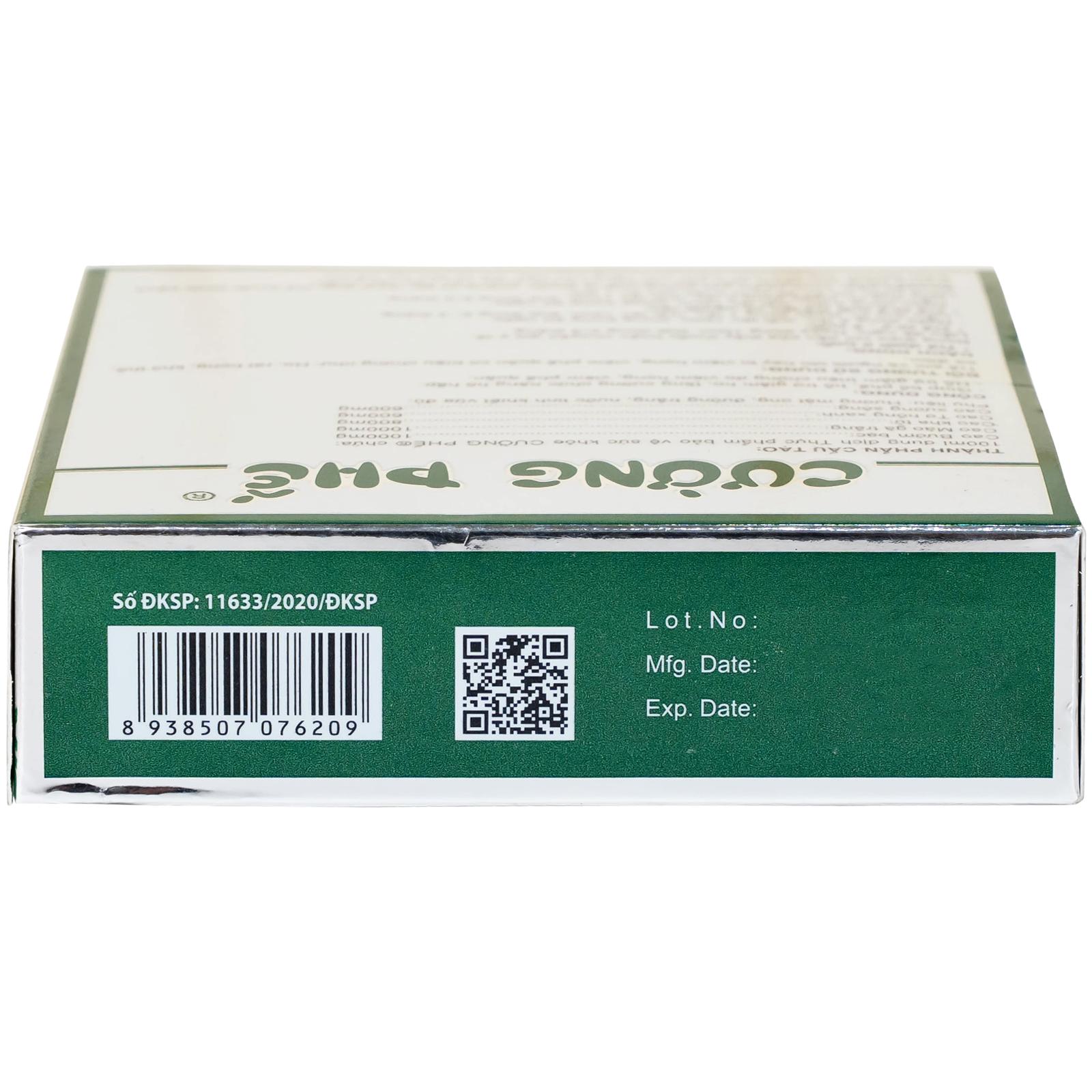 Siro giúp bổ phế Cường Phế CG (10 ống x 10ml)
