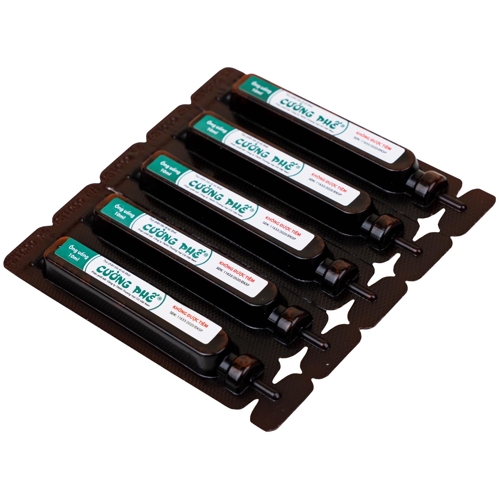 Siro giúp bổ phế Cường Phế CG (10 ống x 10ml)