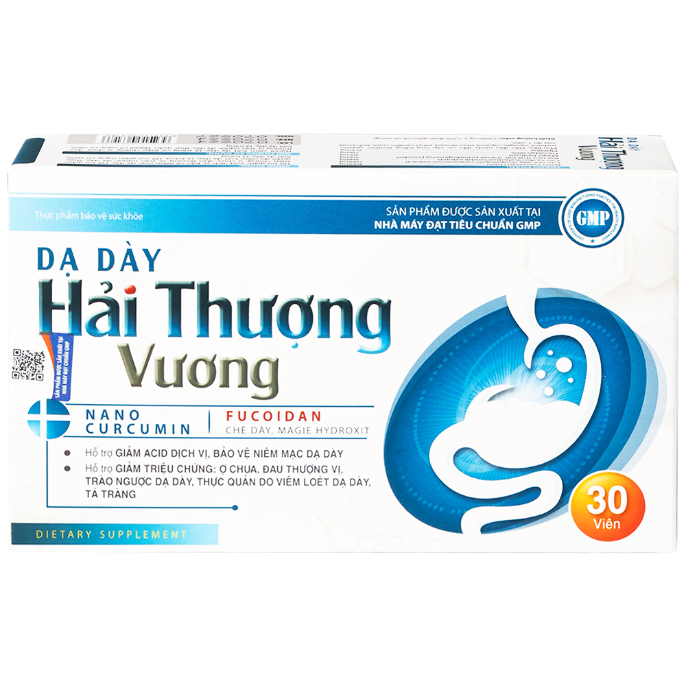 Viên uống hỗ trợ giảm acid dịch vị, bảo vệ niêm mạc dạ dày Dạ Dày Hải Thượng Vương (30 viên)