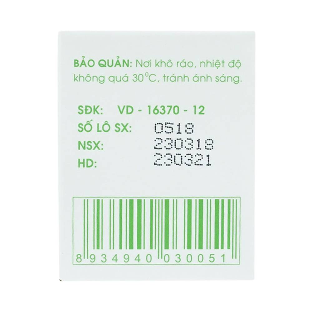 Thuốc Dafrazol  Traphaco điều trị và phòng ngừa loét dạ dày tá tràng, viêm thực quản trào ngược (14 viên)