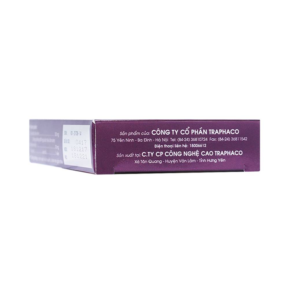 Thuốc Đan Sâm Tam Thất Traphaco phòng và trị chứng đau thắt ngực (2 vỉ x 20 viên)