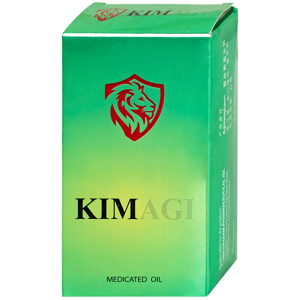 Dầu gió lăn Kimagi New Agimexpharm giúp giảm đau, giữ ấm (9ml)