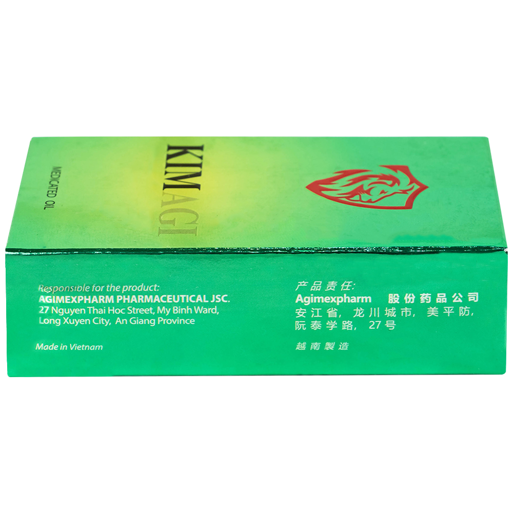 Dầu gió lăn Kimagi New Agimexpharm giúp giảm đau, giữ ấm (9ml)
