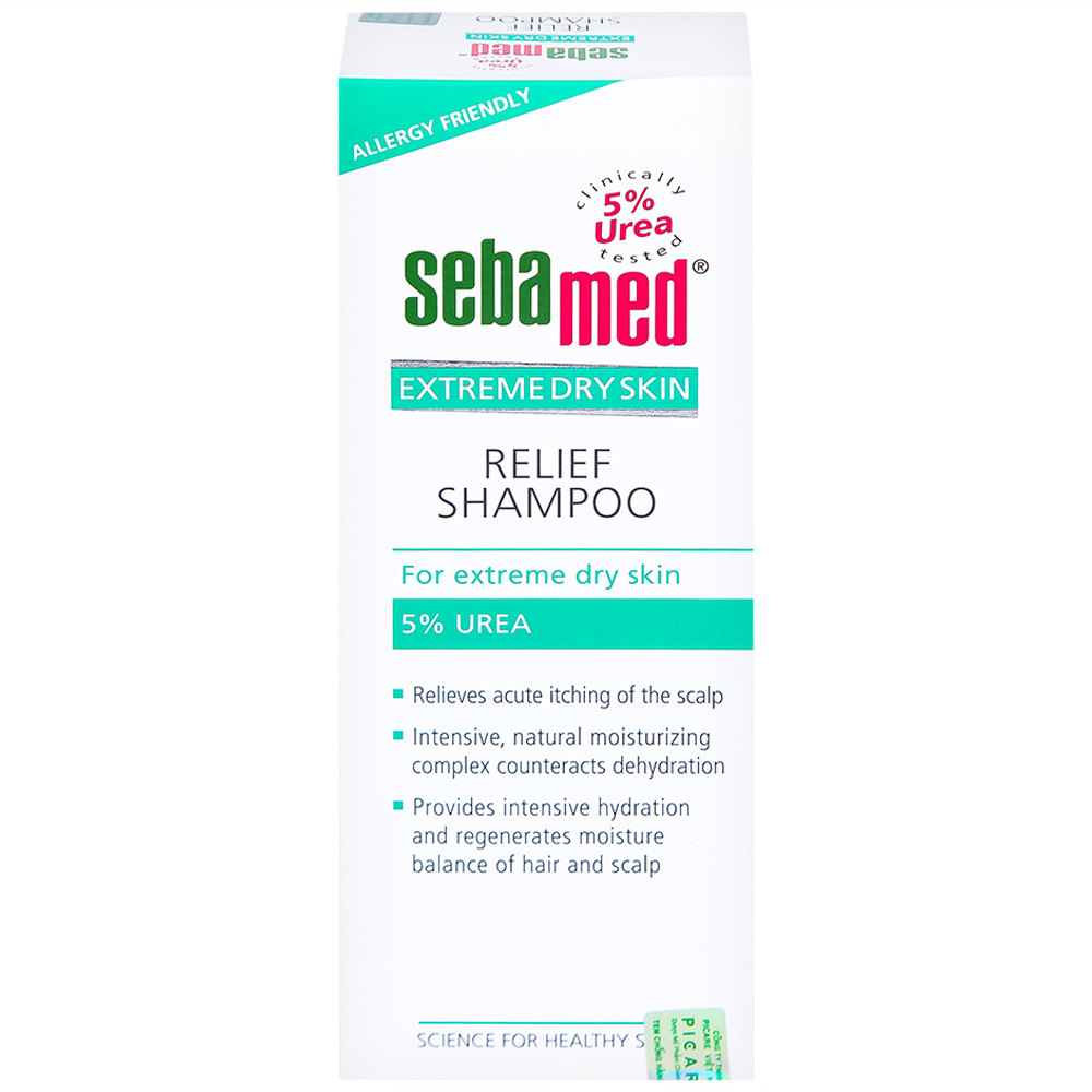 Dầu gội Sebamed Extreme Dry Skin 5% Urea giảm khô ngứa (200ml)