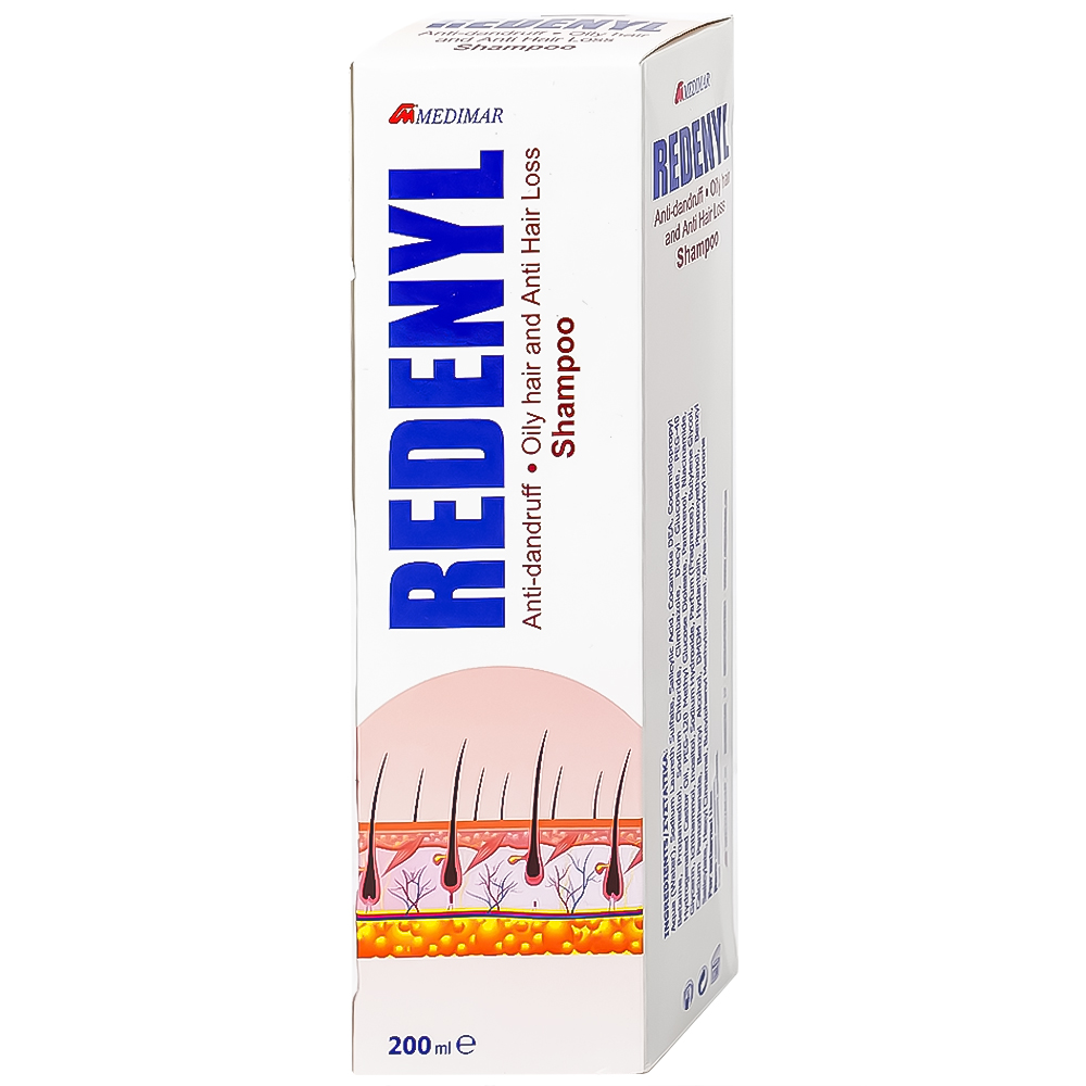 Dầu gội Redenyl Medimar chống rụng, kích thích mọc tóc (200ml)