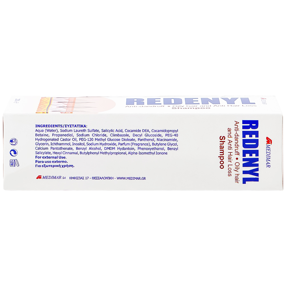 Dầu gội Redenyl Medimar chống rụng, kích thích mọc tóc (200ml)