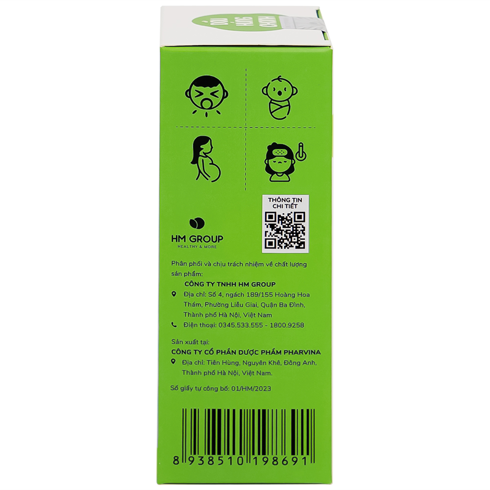 Dầu Húng Chanh Hỗ Trợ Lợi Phế Trừ Đờm Giảm Ho Labebé (30ml)