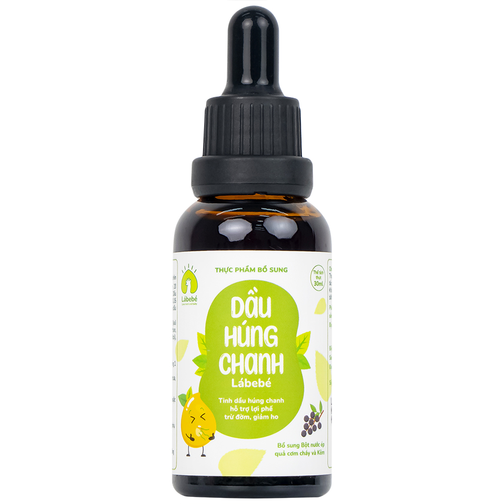 Dầu Húng Chanh Hỗ Trợ Lợi Phế Trừ Đờm Giảm Ho Labebé (30ml)