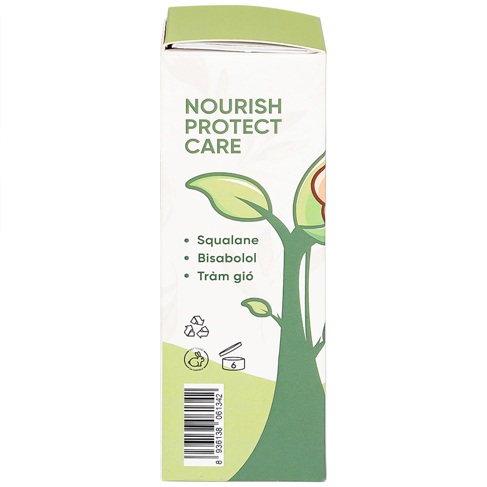 Dầu massage cho bé Nourish & Care Baby Oil Cobote dưỡng ẩm, làm dịu vết côn trùng cắn (50ml)