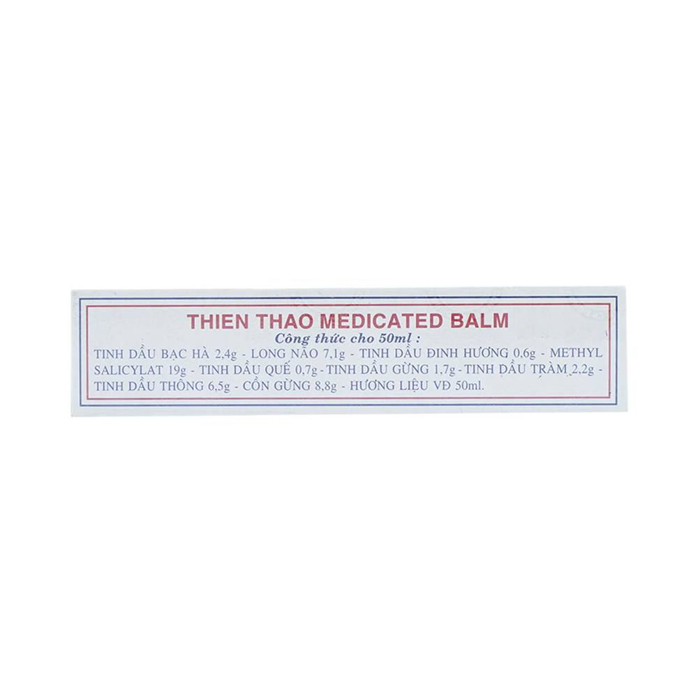 Dầu nóng Thiên Thảo Trường Sơn điều trị cảm, ho, sổ mũi, nhức đầu, say nắng (50ml)