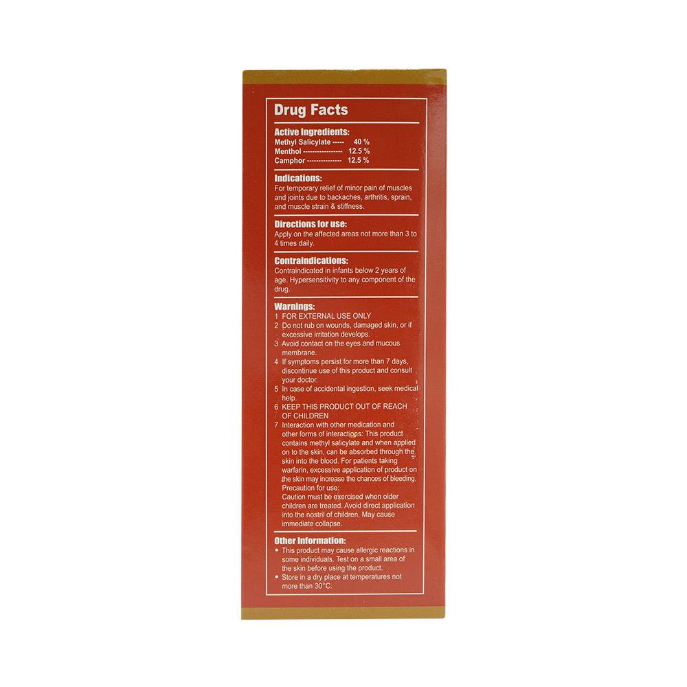Dầu xoa bóp Con Ó Eagle Brand Muscle Rub giảm đau lưng, viêm khớp, bong gân (85ml)