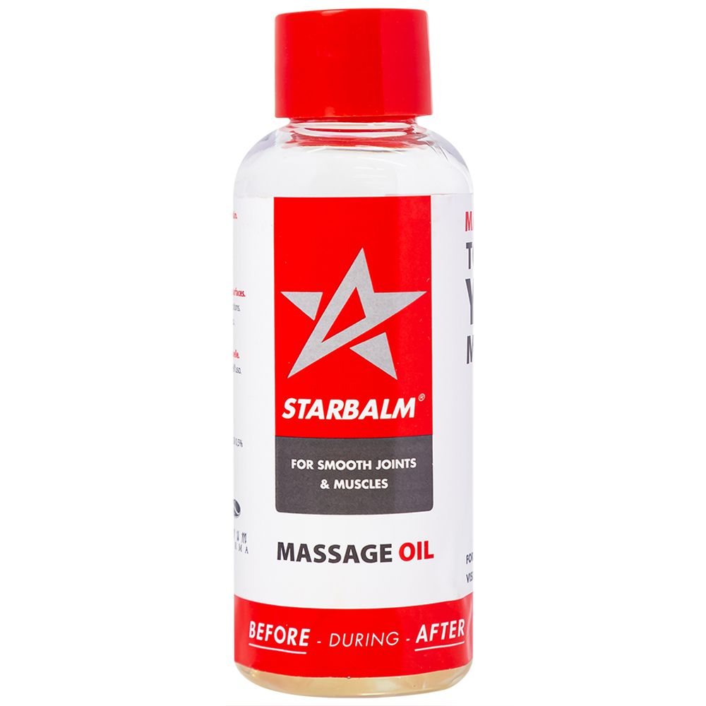 Dầu xoa bóp Starbalm massage oil 50ml dùng mát xa vùng cơ mỏi