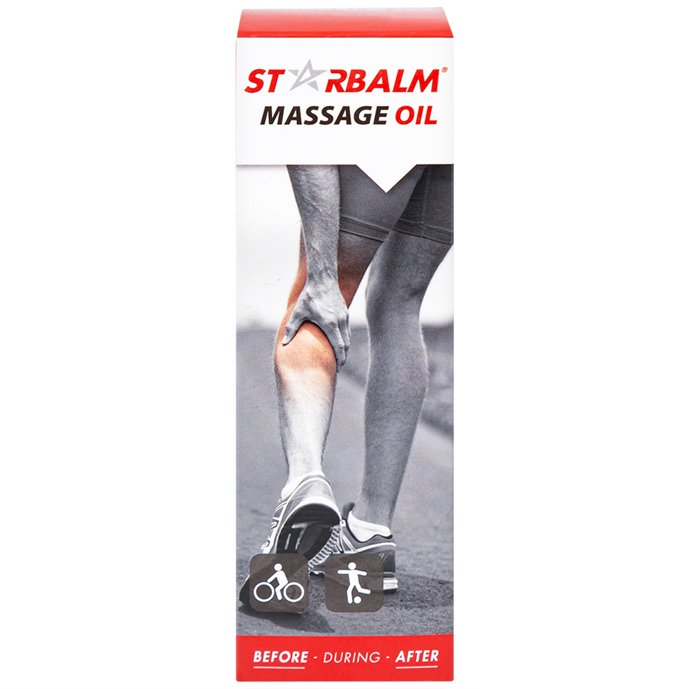 Dầu xoa bóp Starbalm massage oil 50ml dùng mát xa vùng cơ mỏi