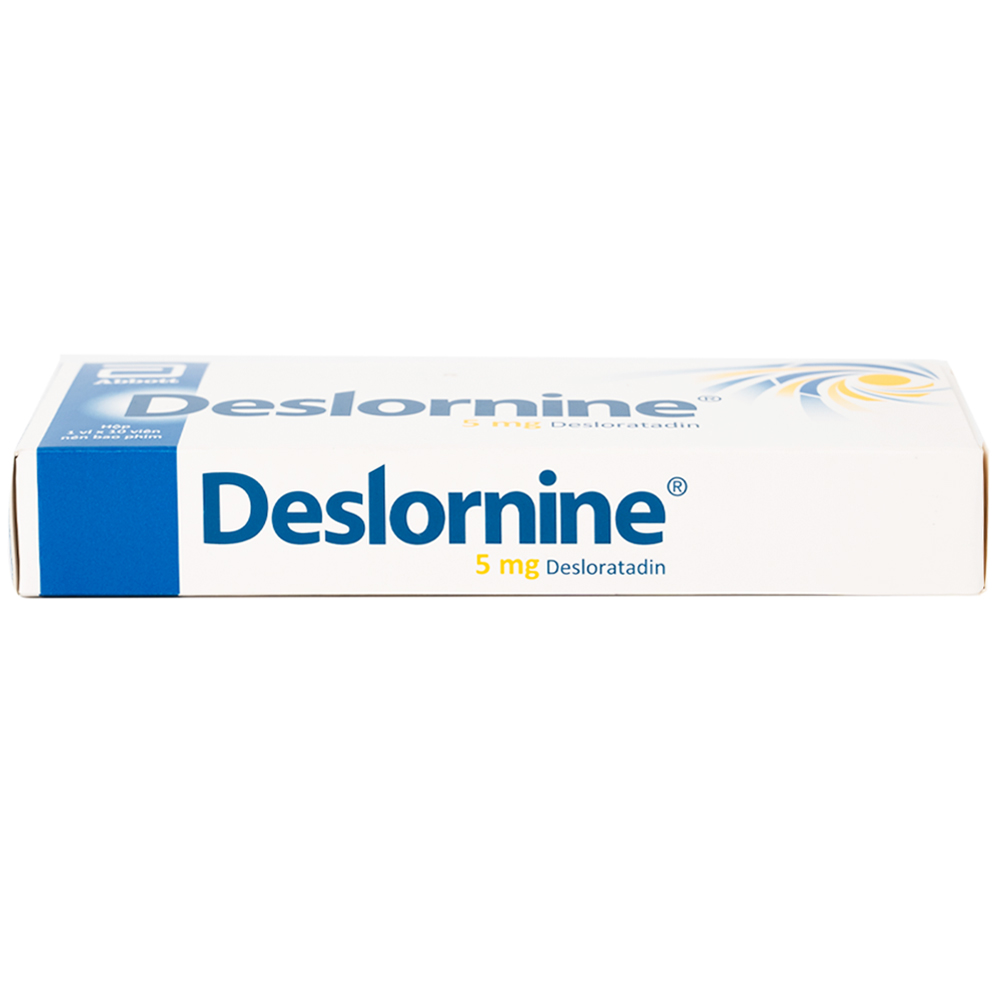 Thuốc Deslornine 5mg Abbott Làm giảm các triệu chứng hắt hơi, chảy mũi, mày đay (1 vỉ x 10 viên)