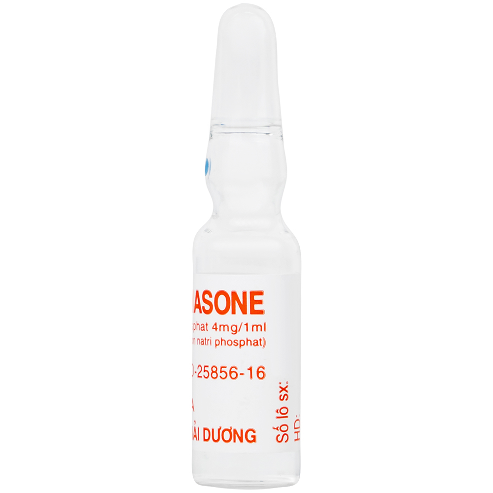 Dung dịch tiêm Dexamethasone 4mg/1ml điều trị trạng thái hen, bệnh dị ứng nặng, phản ứng sau truyền máu (50 ống)