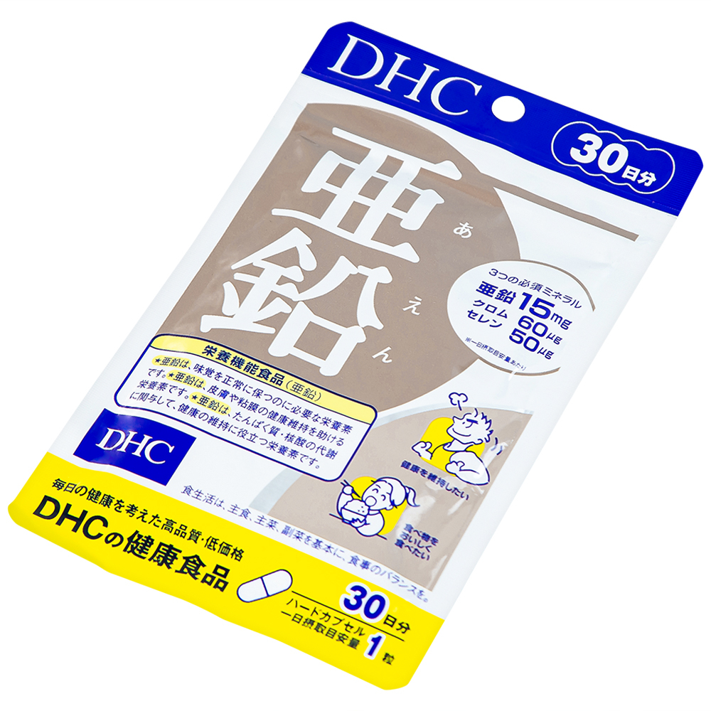 Viên giúp cơ thể khỏe mạnh Zinc DHC (30 viên)