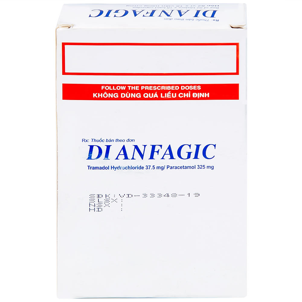 Thuốc Dianfagic Minh Hải giảm đau trung bình hoặc đau nặng (20 viên)