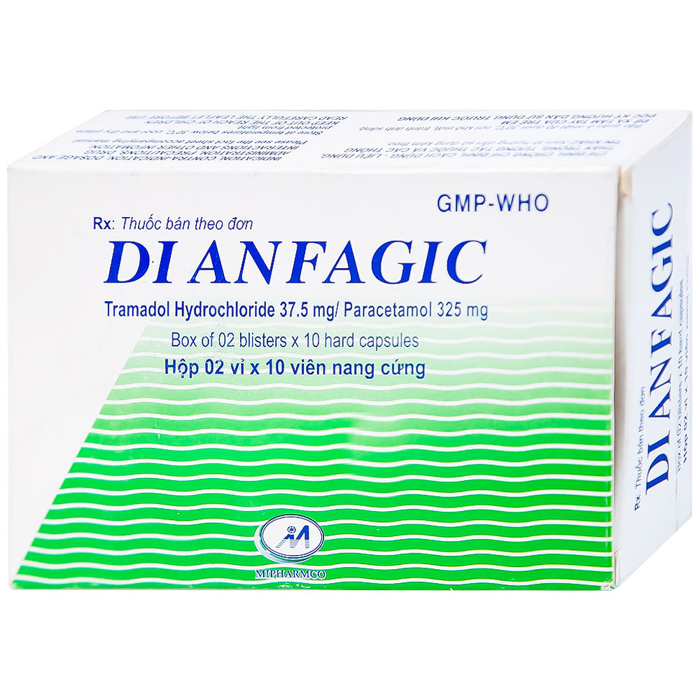 Thuốc Dianfagic Minh Hải giảm đau trung bình hoặc đau nặng (20 viên)