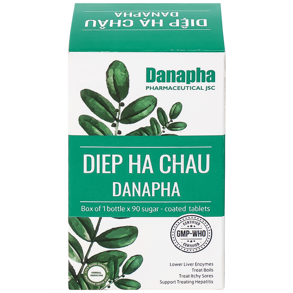 Thuốc Diệp Hạ Châu Danapha tăng cường chức năng gan (90 viên)