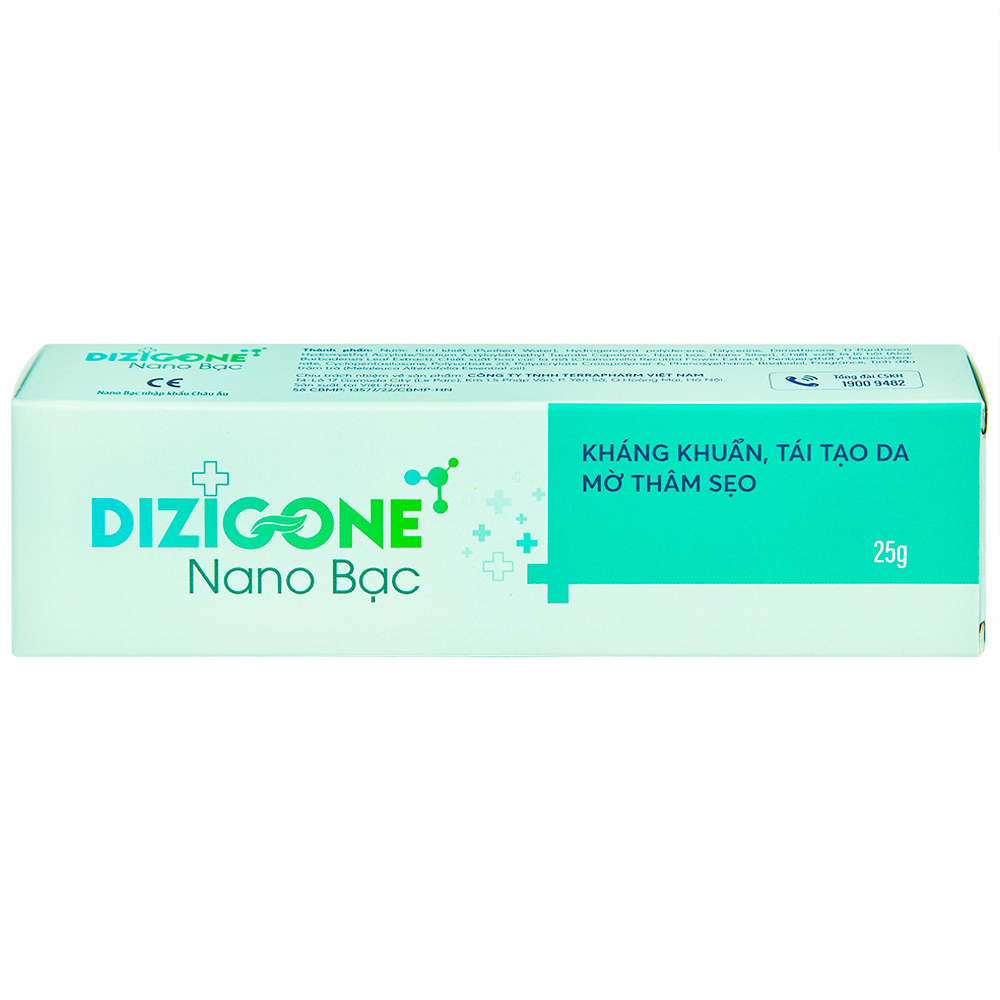 Kem bôi phục hồi da Dizigone nano bạc Terrapharm 25g