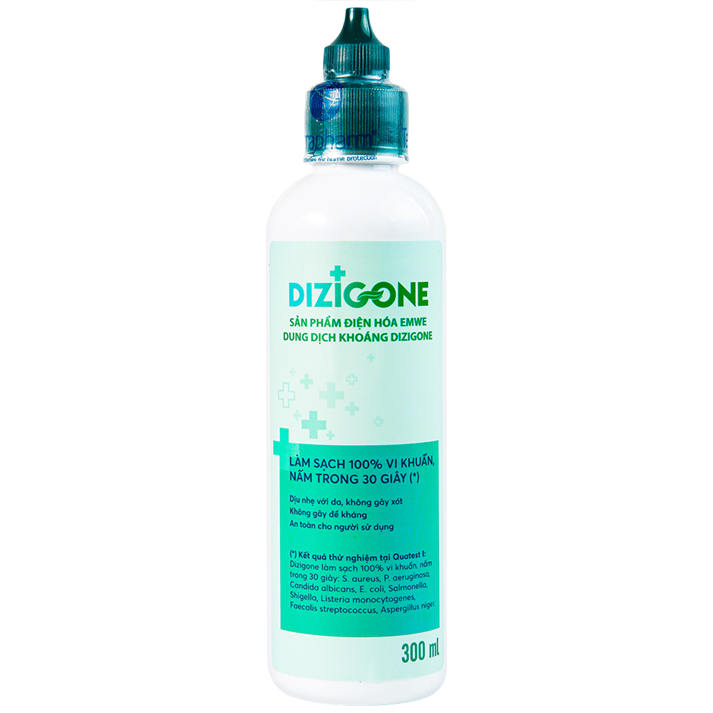 Dung dịch kháng khuẩn Dizigone Terrapharm tiêu diệt vi khuẩn, vi nấm (300ml)