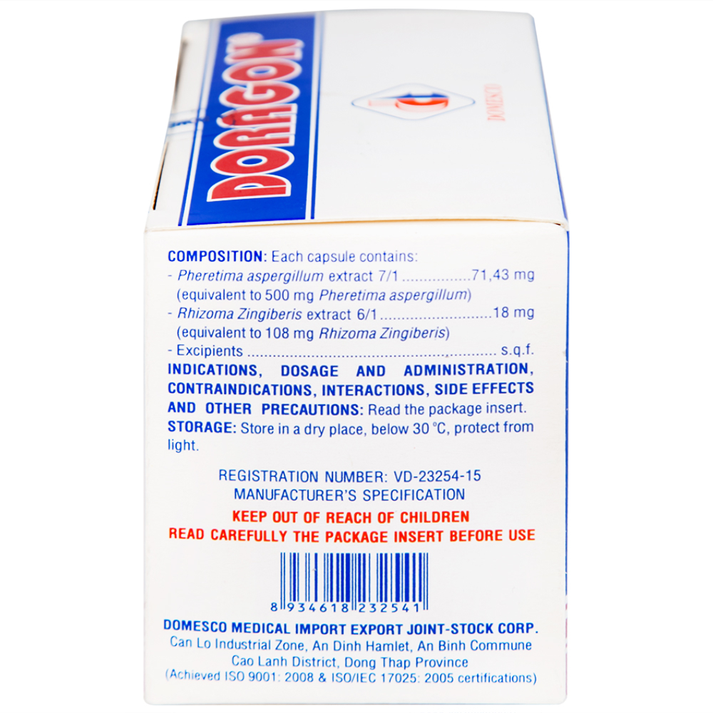 Thuốc Doragon Domesco hỗ trợ hạ men gan (10 vỉ x 10 viên)