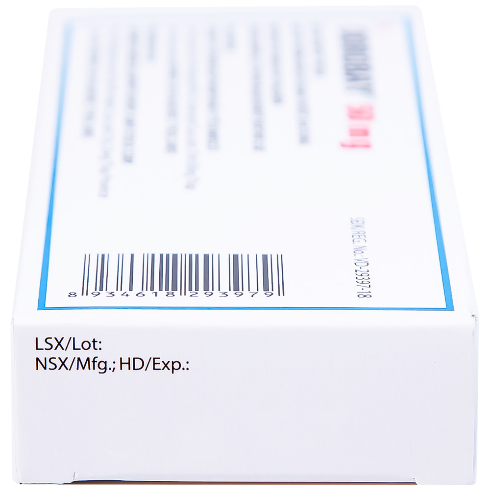 Thuốc Dorobay 50mg Domesco điều trị đái tháo đường típ 2 (3 vỉ x 10 viên)