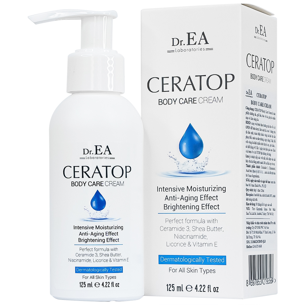 Kem bôi dưỡng ẩm, phục hồi da toàn thân Dr.Ea Ceratop Body Care Cream 125ml