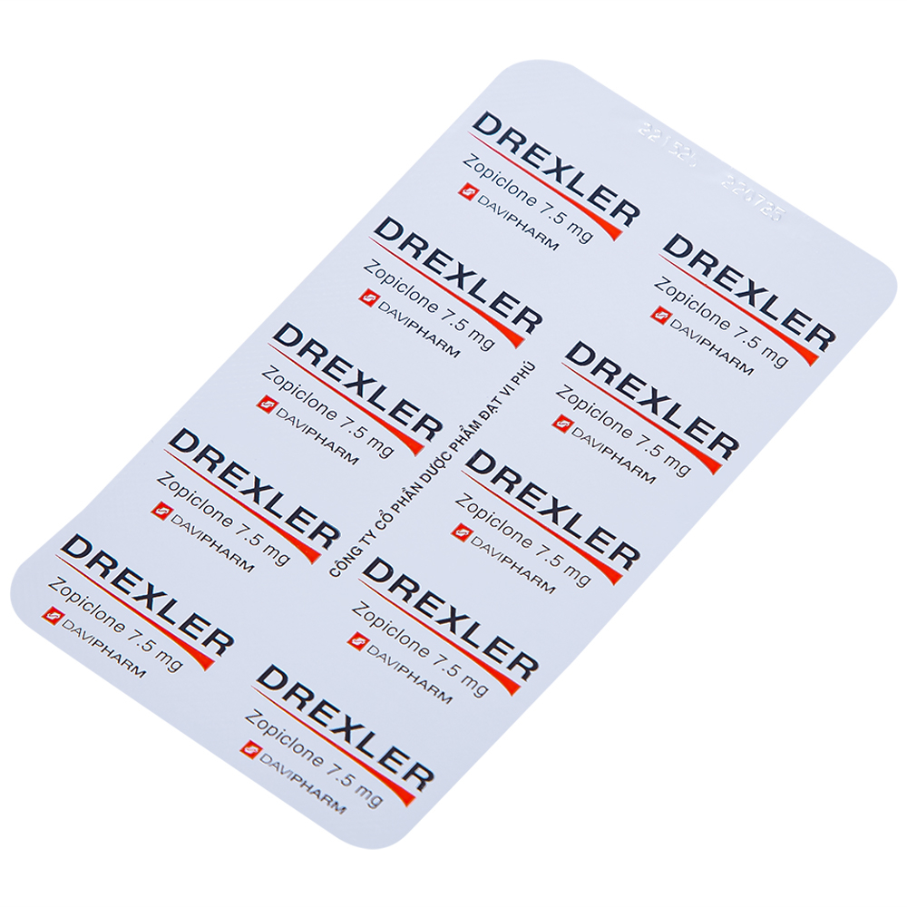 Thuốc Drexler Davipharm điều trị ngắn hạn chứng mất ngủ (60 viên)