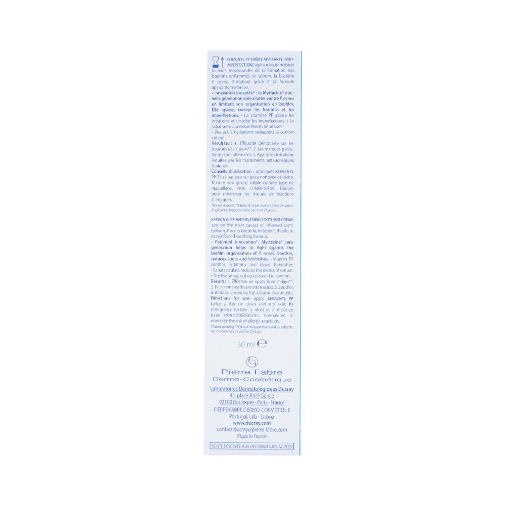Kem bôi mờ vết thâm Ducray Keracnyl Pp+ Anti Blemish Cream 30ml