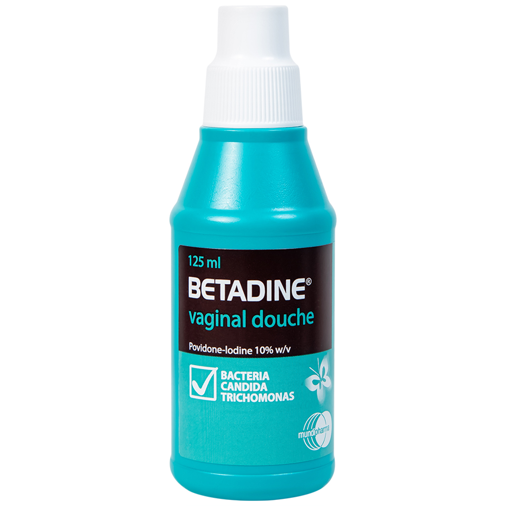 Dung dịch sát trùng âm đạo Betadine điều trị nhiễm trùng âm đạo (125ml)