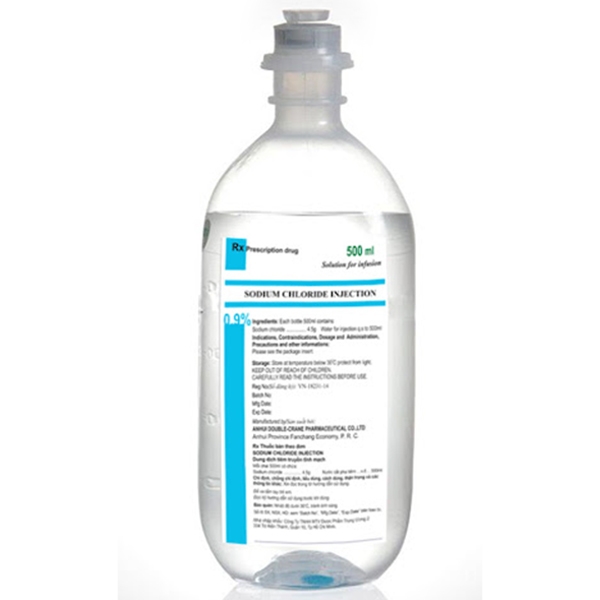 Dịch truyền Sodium Chloride Injection bổ sung natri clorid và chất điện giải (500ml)