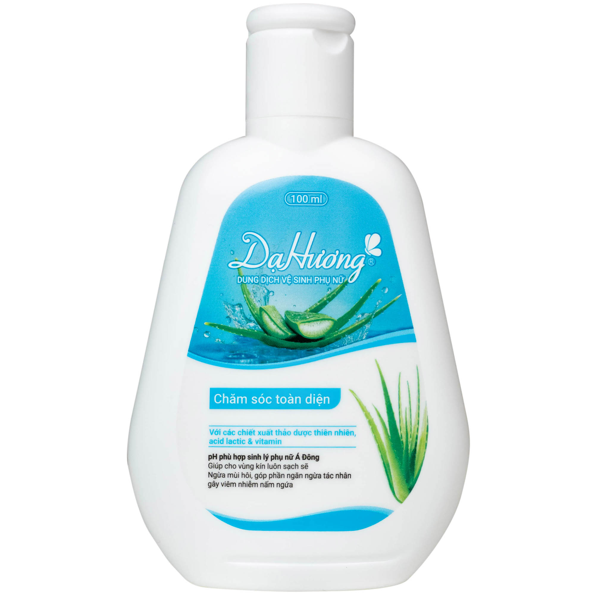 Dung dịch vệ sinh phụ nữ Dạ Hương Xanh Lô Hội giúp làm sạch nhẹ nhàng, khử mùi hôi (100ml)