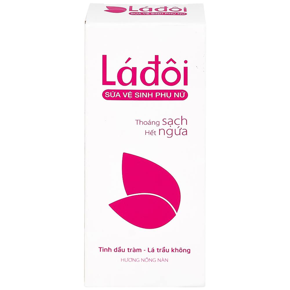 Dung dịch vệ sinh phụ nữ Shema lá đôi màu hồng giúp làm sạch, ngăn ngừa vi khuẩn (100ml)