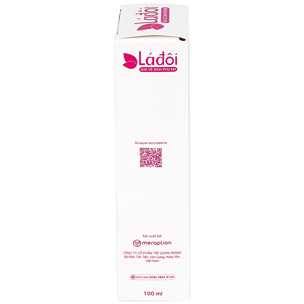 Dung dịch vệ sinh phụ nữ Shema lá đôi màu hồng giúp làm sạch, ngăn ngừa vi khuẩn (100ml)