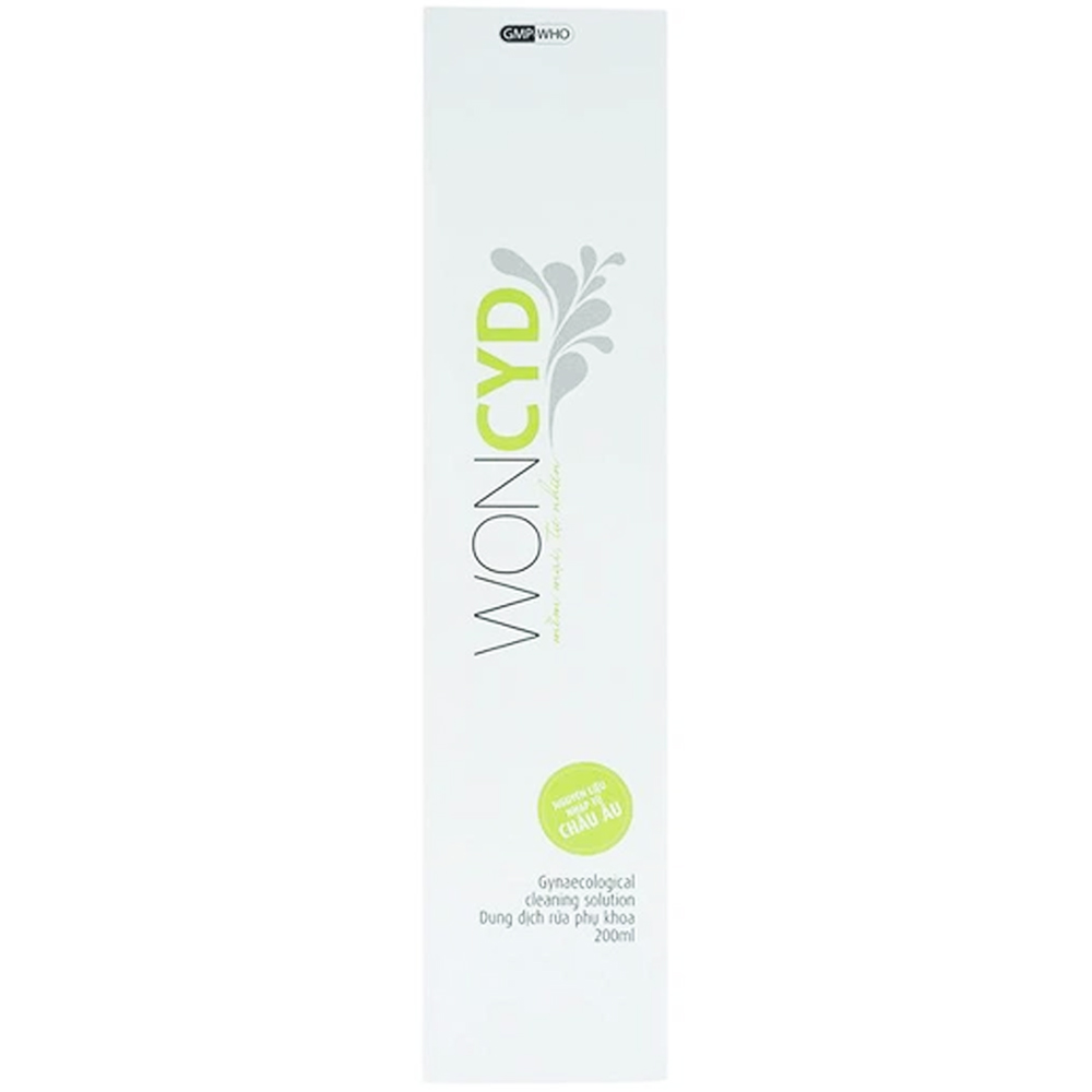 Dung dịch vệ sinh phụ nữ Woncyd phòng và điều trị viêm nhiễm đường sinh dục (200ml)