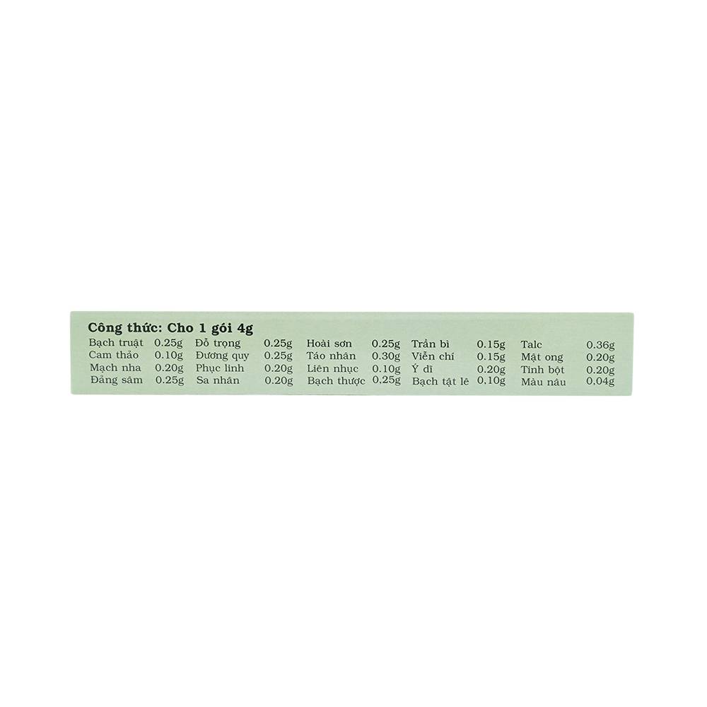 Thuốc Dưỡng Tâm Kiện Tỳ Hoàn dưỡng tâm, an thần, bồi bổ khí huyết (10 gói x 4g)