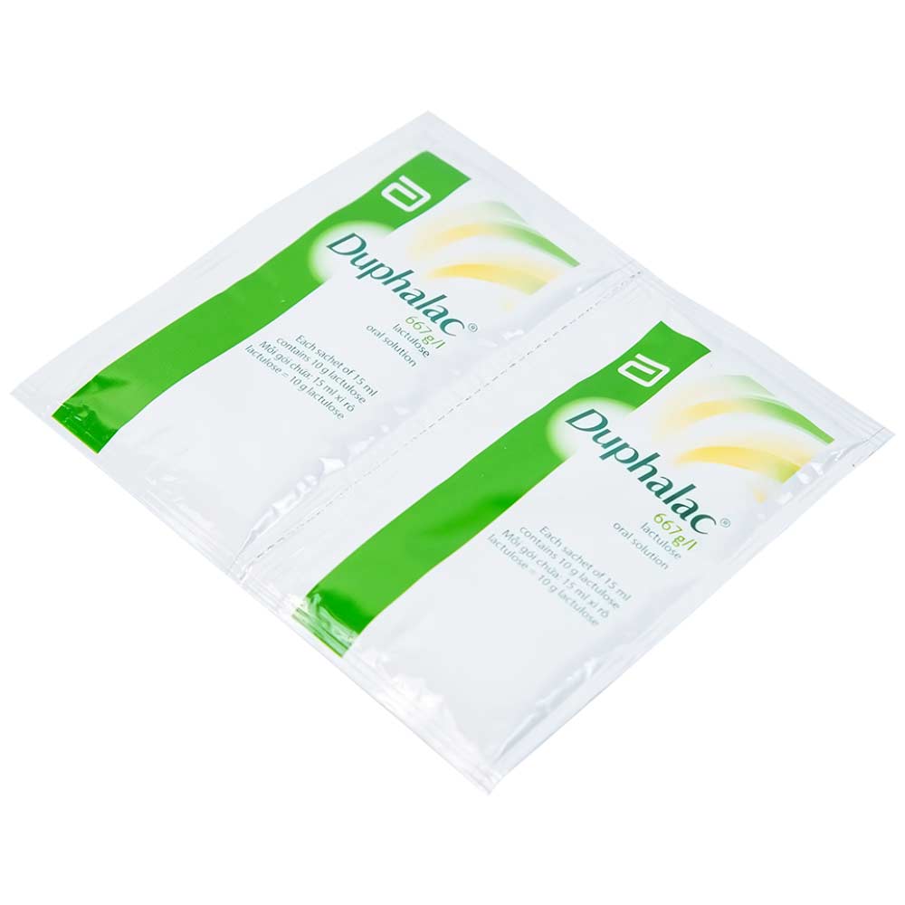 Duphalac (Lactulose) điều trị táo bón hiệu quả và tăng cường lợi khuẩn ruột (20 gói x 15ml)