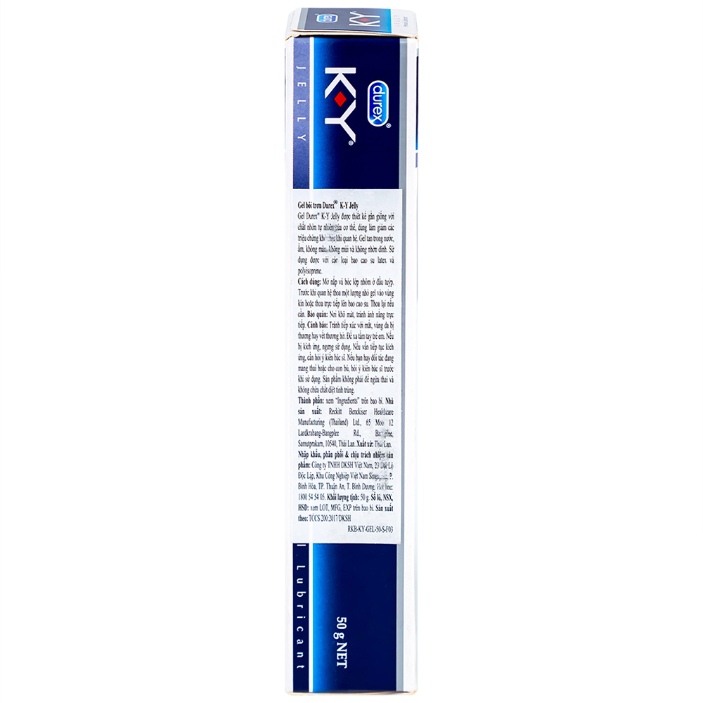 Gel bôi trơn Durex K-Y Jelly giảm triệu chứng khô âm đạo khi quan hệ (50g)