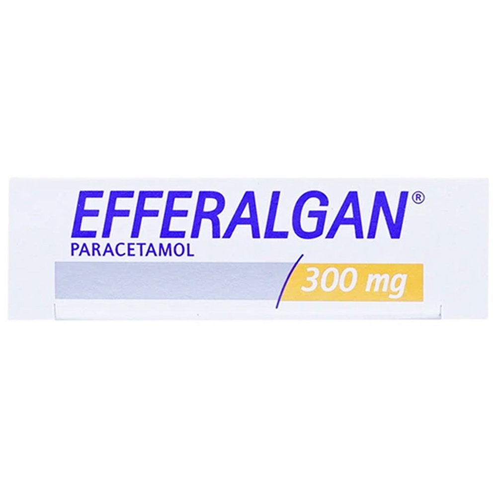 Thuốc đặt trực tràng Efferalgan 300mg UPSA SAS giảm đau, hạ sốt (10 viên)