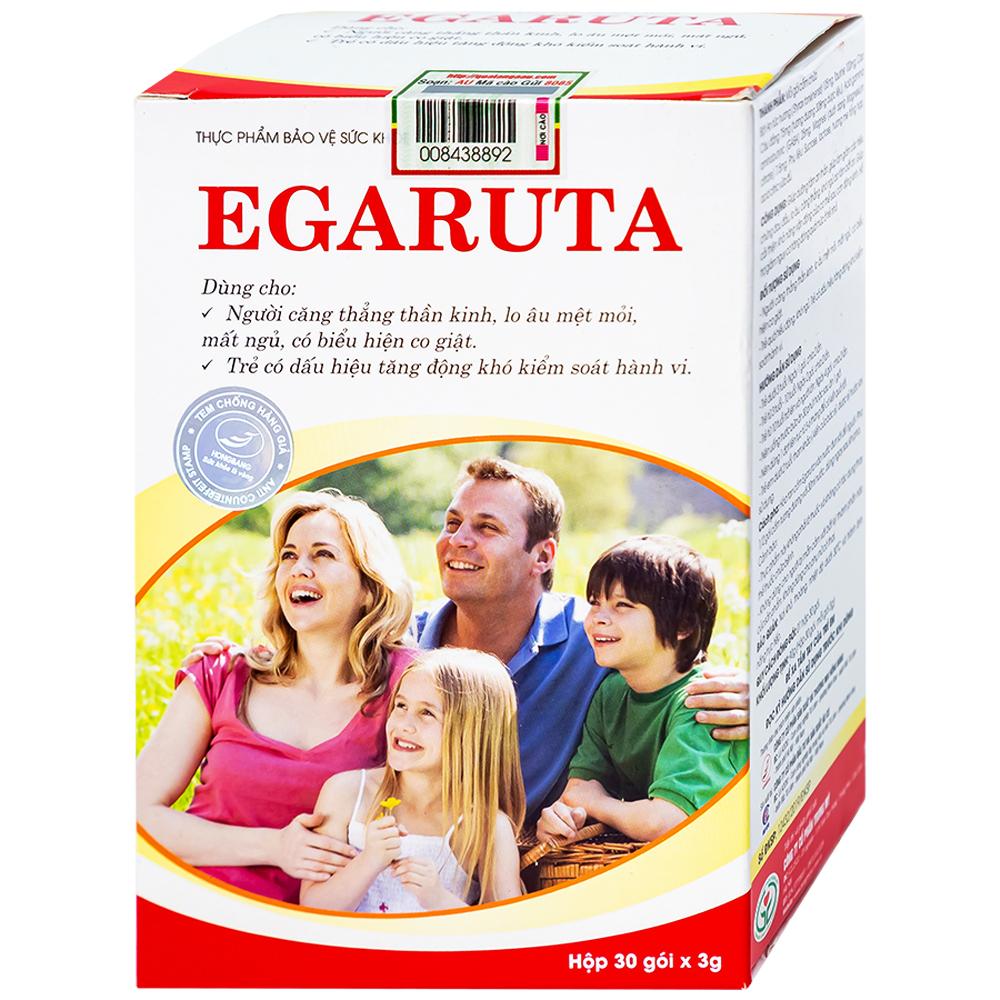 Cốm hoà tan hỗ trợ an thần Egaruta Hồng Bàng (30 gói)