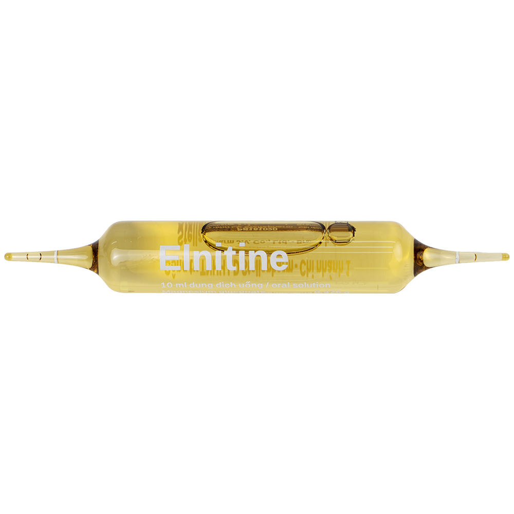 Dung dịch uống Elnitine 10ml Stella bổ sung calcium và magnesium cho người bệnh (20 ống)