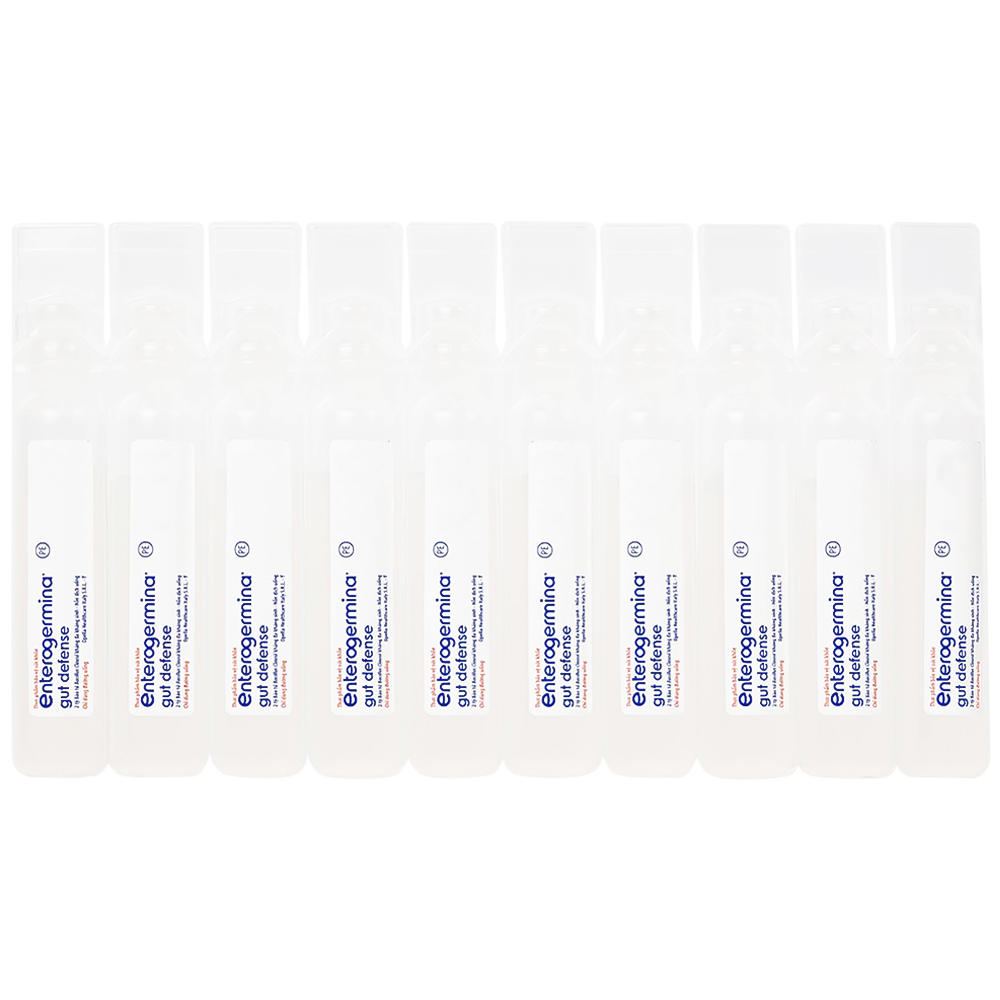Hỗn dịch uống men vi sinh Enterogermina Gut Defense Sanofi tăng cường tiêu hóa, hỗ trợ bảo vệ đường ruột