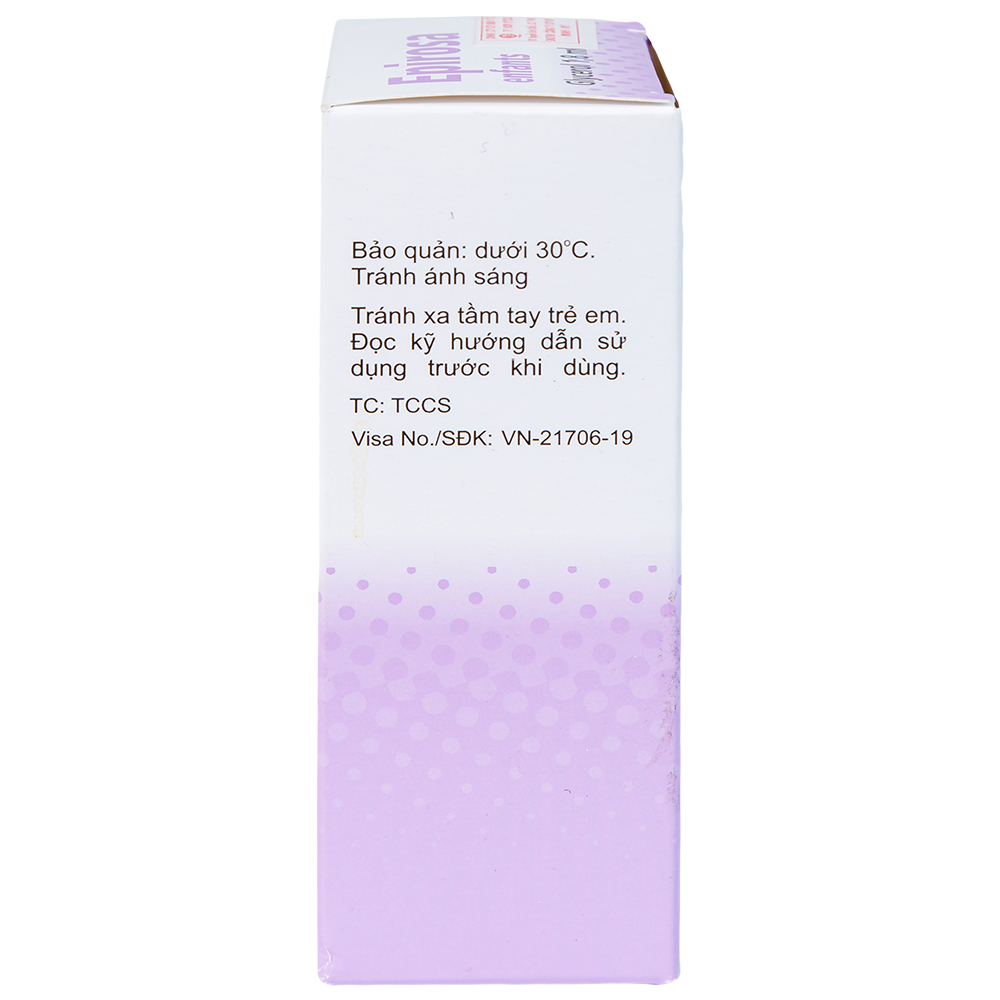 Dung dịch thụt trực tràng Epirosa Enfants Lainco giảm triệu chứng táo bón (6 tuýp x 2.5ml)