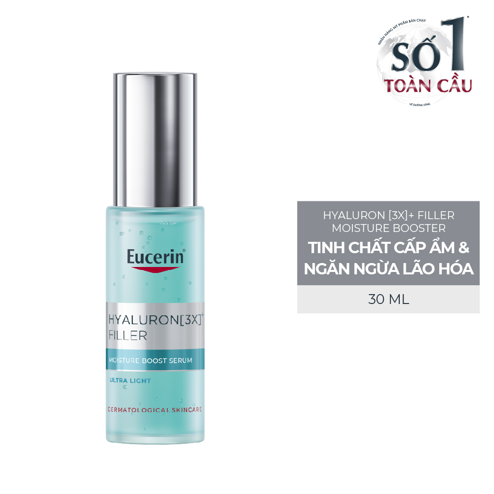 Tinh chất Eucerin Anti-Age Hyaluron-Filler Moisture Filler cấp ẩm ngăn ngừa lão hóa (30ml)