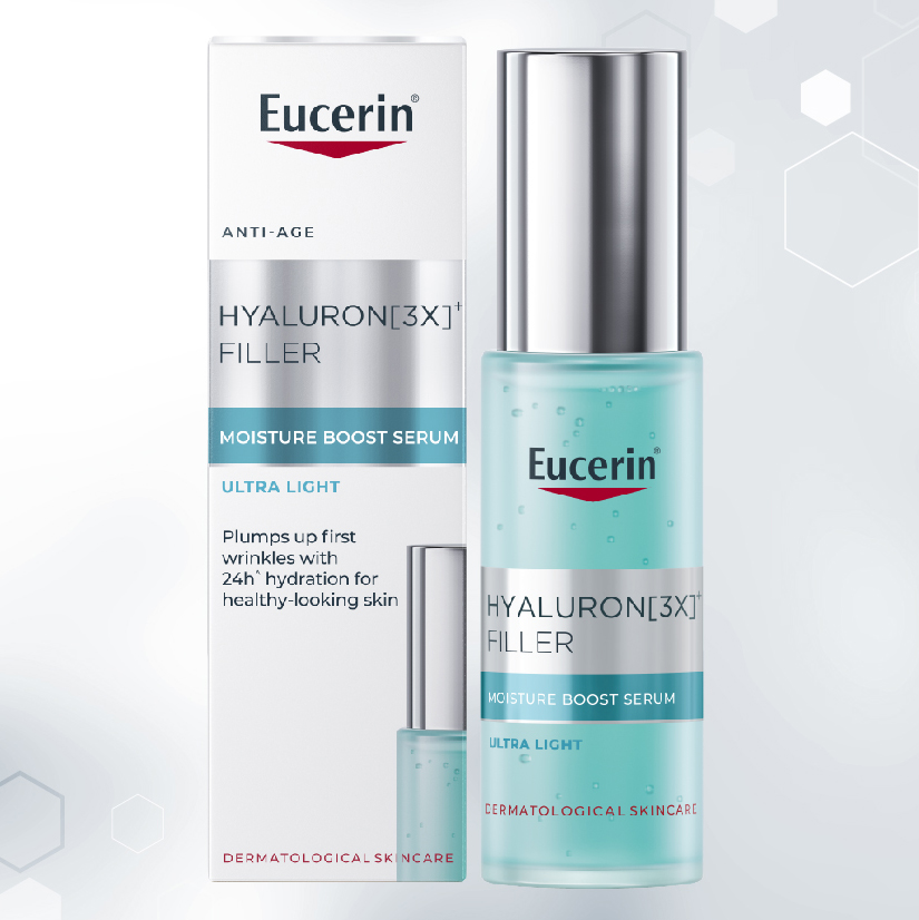 Tinh chất Eucerin Anti-Age Hyaluron-Filler Moisture Filler cấp ẩm ngăn ngừa lão hóa (30ml)