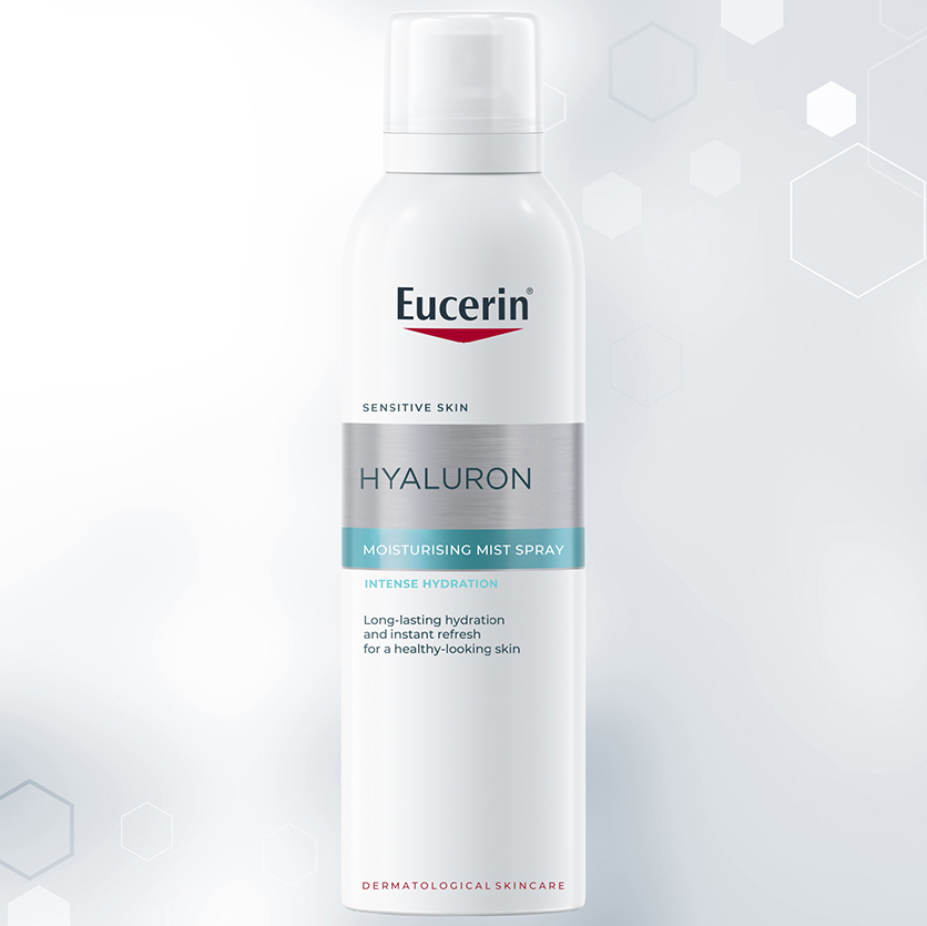 Xịt khoáng Eucerin Hyaluron Mist Spray cung cấp độ ẩm, làm dịu da (150ml)