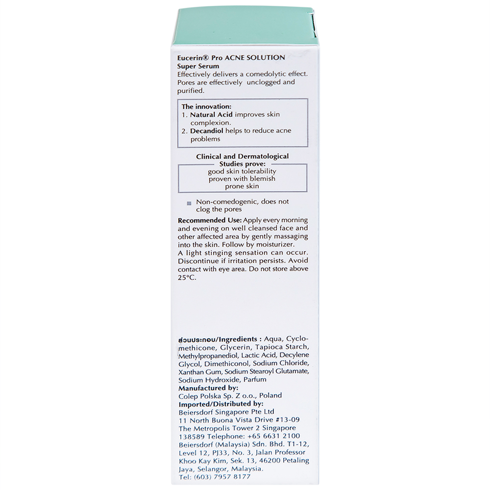 Serum Eucerin Pro Acne Solution Super giảm nhờn mụn (30ml)