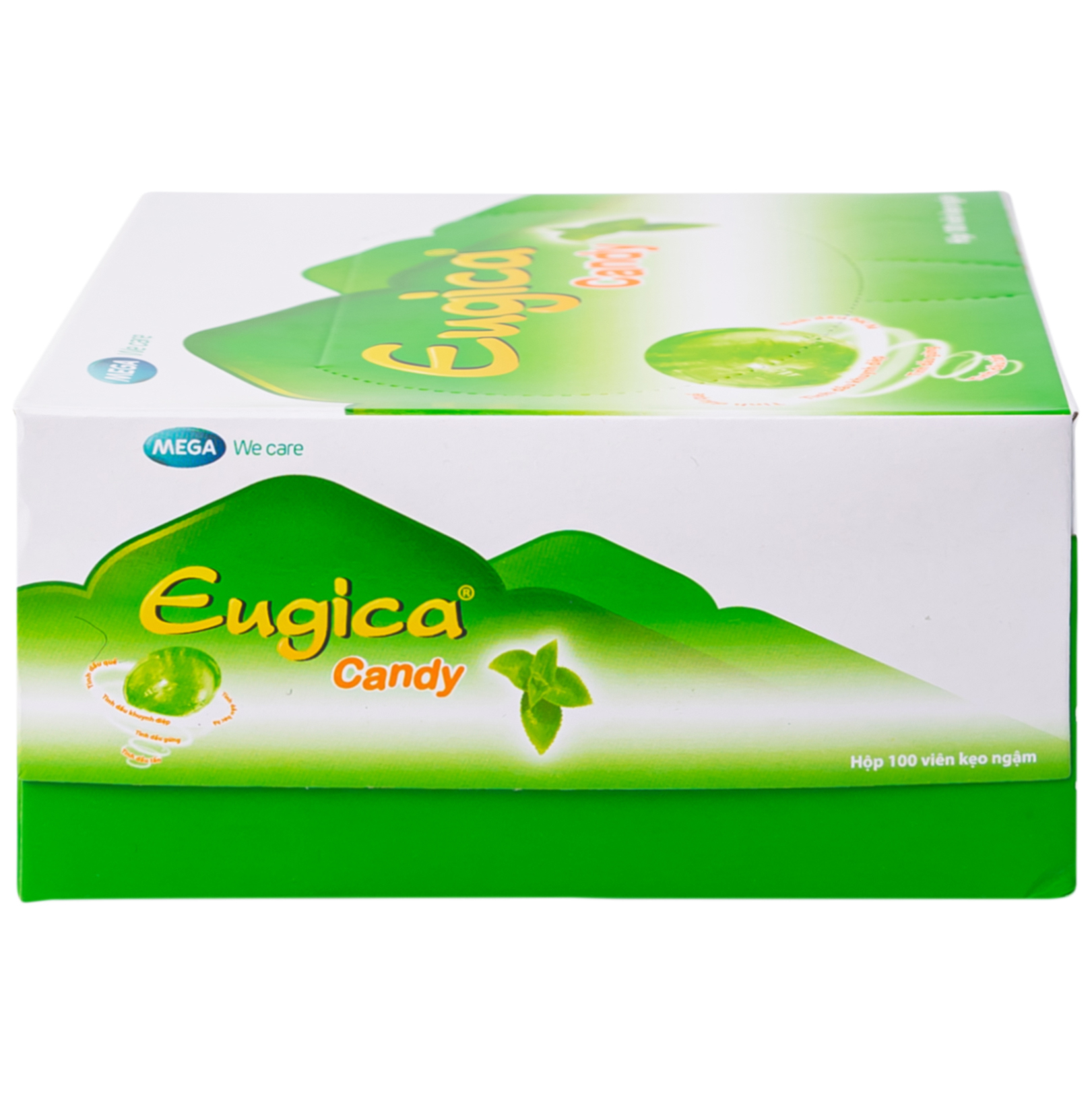 Kẹo Ngậm Ho Eugica Candy Mega (100 viên)