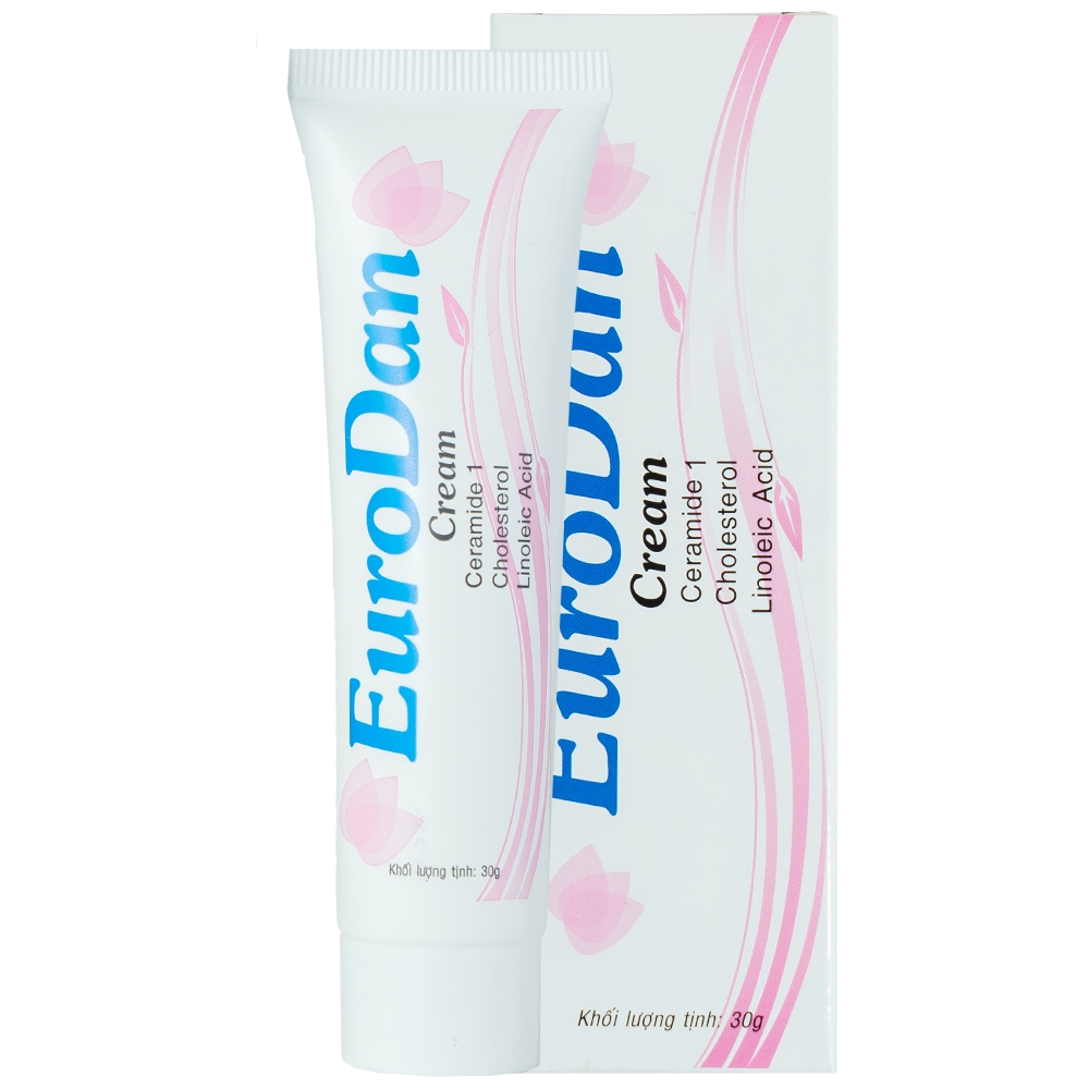 Kem bôi da EuroDan Cream giảm nhăn da, giữ ấm da, hạn chế khô nứt da (30g)